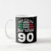 Dieser Italiener hat gerade 90 Italien 90. Kaffeetasse (Links)