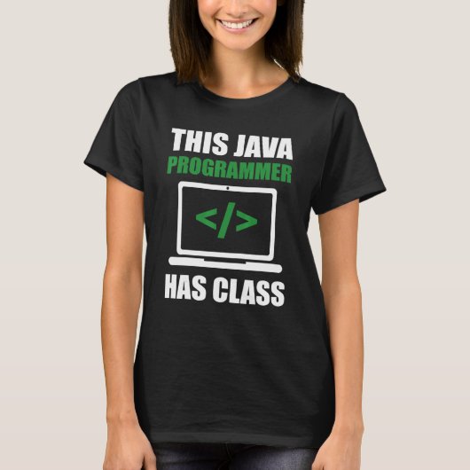 Dieser Java-Programmierer verfügt über Klassenprog T-Shirt (Vorderseite)