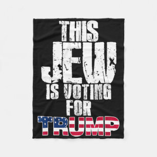 Dieser Jude Wählt Trump Jüdischer Republikanischer Fleecedecke