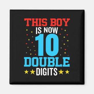 Dieser Junge ist jetzt 10 Doppelziffern Fußball 10 Magnet