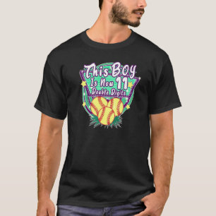 Dieser Junge ist jetzt 11 zweistellige Geburtstags T-Shirt