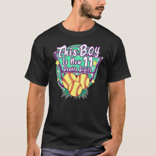 Dieser Junge ist jetzt 11 zweistellige Geburtstags T-Shirt