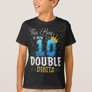 Dieser Junge ist jetzt zweistellig, 10. Geburtstag T-Shirt