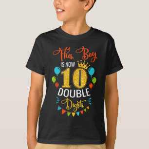 Dieser Junge ist jetzt zweistellig Geburtstag T-Shirt