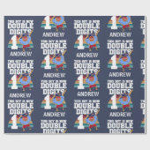 Dieser Junge ist jetzt zweistellig, sonniger 10. G Geschenkpapier (Flach)