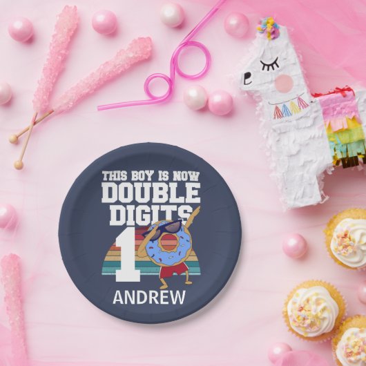 Dieser Junge ist jetzt zweistellig, sonniger 10. G Pappteller (Party)