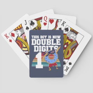 Dieser Junge ist jetzt zweistellig, sonniger 10. G Spielkarten