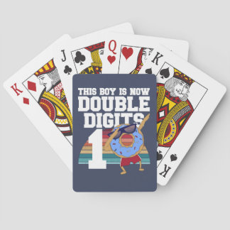 Dieser Junge ist jetzt zweistellig, sonniger 10. G Spielkarten