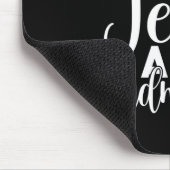 Dieser Junge läuft auf Jesus und Badminton  Mousepad (Ecke)