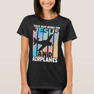 Dieser Junge läuft auf Jesus und Flugzeugen Future T-Shirt
