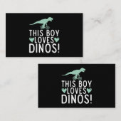 Dieser Junge Liebe trainiert Geschenke für den Wag Visitenkarte (Vorne/Hinten)