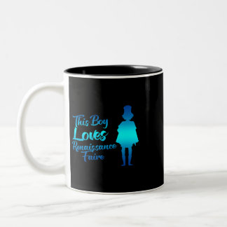 Dieser Junge Liebe trainiert Kleinkindschleuse Zweifarbige Tasse