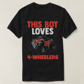 Dieser Junge Lieben 4 Vierräder Männer Quad Bike A T-Shirt (Design vorne)