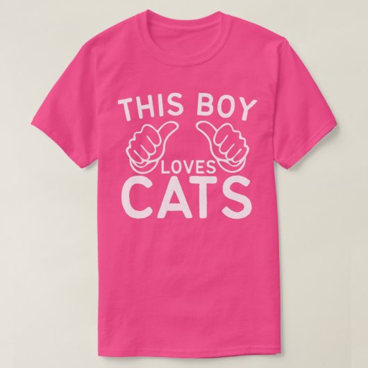 Dieser Junge Lieben Cat T-Shirt (Design vorne)