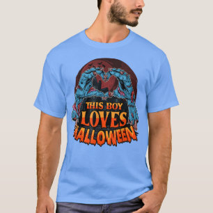 Dieser Junge Lieben Halloween Lazy Kostüm Zombie H T-Shirt