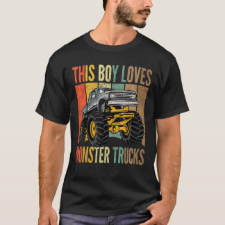 Dieser Junge Lieben Monster Trucks Boys Monster Tr T-Shirt
