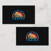 Dieser Junge Lieben trainiert Eisenbahn-Lokomotive Visitenkarte (Vorne/Hinten)