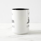 Dieser Junge Lieben trainiert Funny Railroad Tasse (Zentrum)