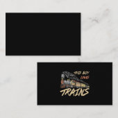 Dieser Junge Lieben trainiert Funny Train Lover Ge Visitenkarte (Vorne/Hinten)