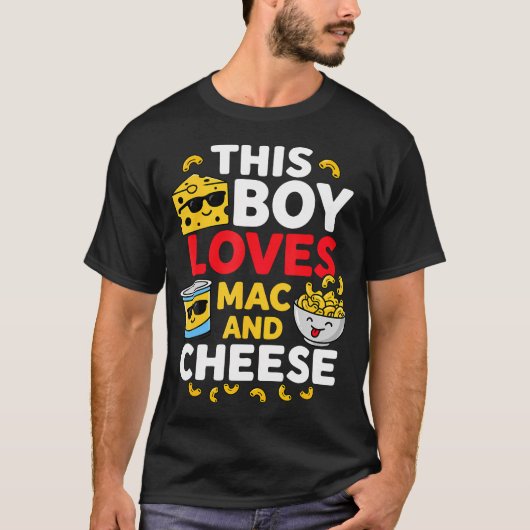 Dieser Junge liebt Mac und T-Shirt (Vorderseite)
