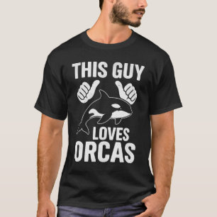 Dieser Junge liebt Orcas Ozean Tier Taucher Daum T-Shirt