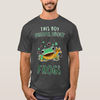 Dieser Junge träumt von Fröschen T-Shirt