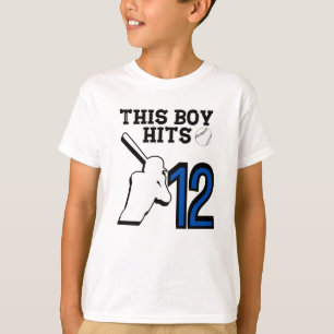 Dieser Junge trifft 12 - 12 h Baseball T-Shirt