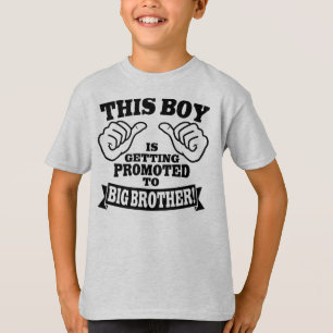 Dieser Junge wird zum großen Bruder befördert T-Shirt