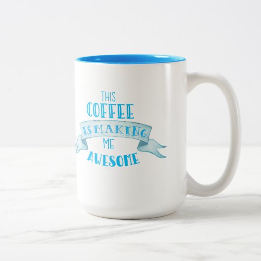 "Dieser Kaffee stellt mich fantastische" Tasse her (Rechts)