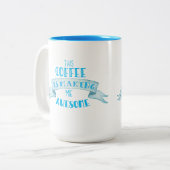 "Dieser Kaffee stellt mich fantastische" Tasse her (Vorderseite Links)