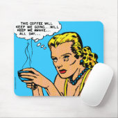 Dieser Kaffee Wird Mich Wach Halten - blau Mousepad (Mit Mouse)
