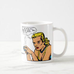 Dieser Kaffee wird mich wach halten Kaffeetasse