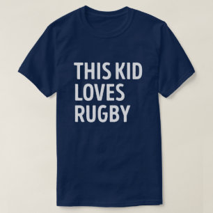 Dieser Kid-Lieben Rugby Player T-Shirt