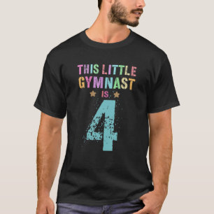 DIESER KLEINE GYMNAST IST 4 Coolen 4. Geburtstag J T-Shirt