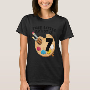 Dieser kleine Künstler ist sieben Kunstwerke, die T-Shirt