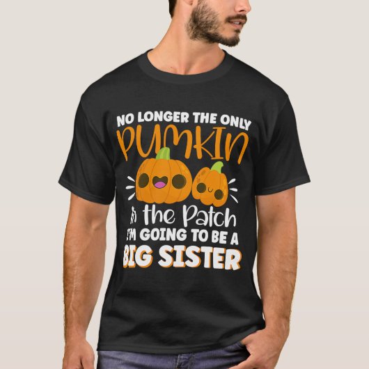 Dieser kleine Kürbis wird eine große Schwester-Hal T-Shirt (Vorderseite)