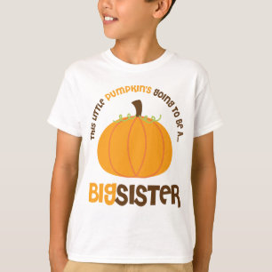 Dieser kleine Kürbis wird eine große Schwester T-Shirt
