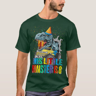 Dieser kleine Monster Truck ist der 8. Geburtstag T-Shirt