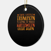 Dieser kleine Trumpkin wird Halloween GR Keramik Ornament (Links)
