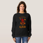 Dieser kleine Truthahn wird ein Big Brother Fall S Sweatshirt (Vorne ganz)