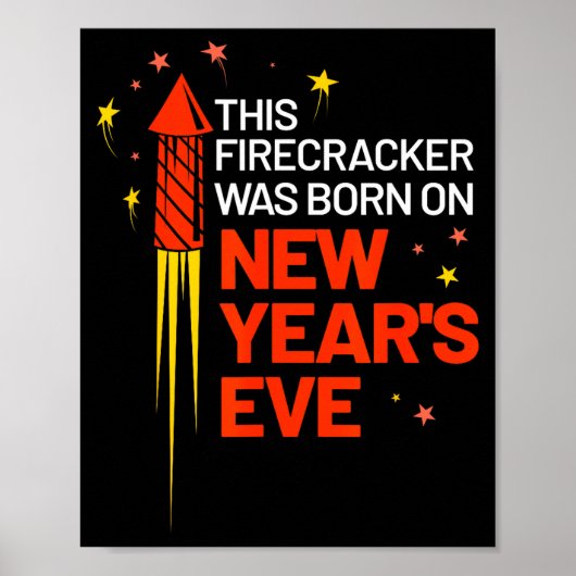 Dieser Knaller wurde an Silvester Geburt Poster (Vorne)