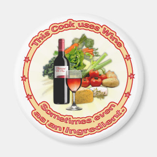 Dieser Koch verwendet Wein Magnet