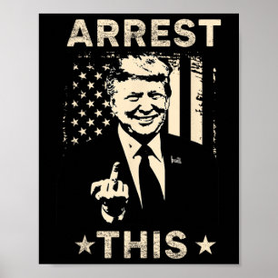 Dieser komische Trump verurteilte Felon 2024 zum W Poster