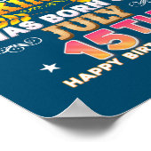 Dieser König war am 15. Juli Geboren, am 15. Poster (Ecke)