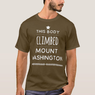 Dieser Körper kletterte über Mount Washington Desi T-Shirt