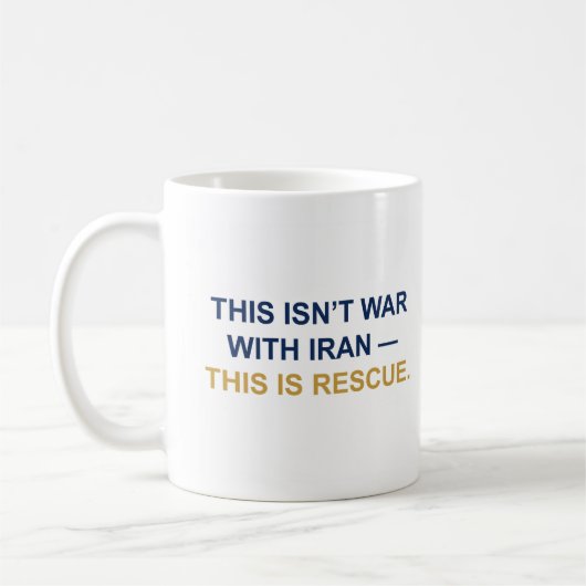Dieser Krieg Ist Nicht Mit Iran Tasse (Links)