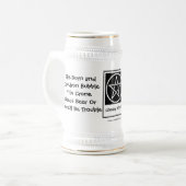 Dieser Krone benötigt Bier Pagan Wiccan Stein Bierglas (Vorderseite Links)