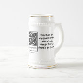 Dieser Krone benötigt Bier Pagan Wiccan Stein Bierglas (VorderseiteRechts)