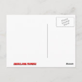 Dieser Küken Misses You Funny Chicken Postkarte (Rückseite)