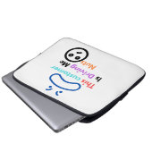 Dieser Kunde macht mich verrückt Laptopschutzhülle (Vorne Knopf)